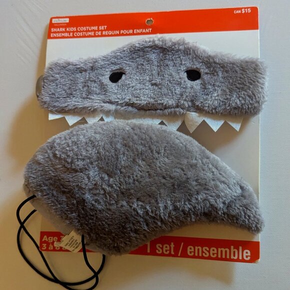 NWT Fun Grey Shark Fin Kids Halloween Costume Headband Michael's Creatology Fish - Picture 1 of 11